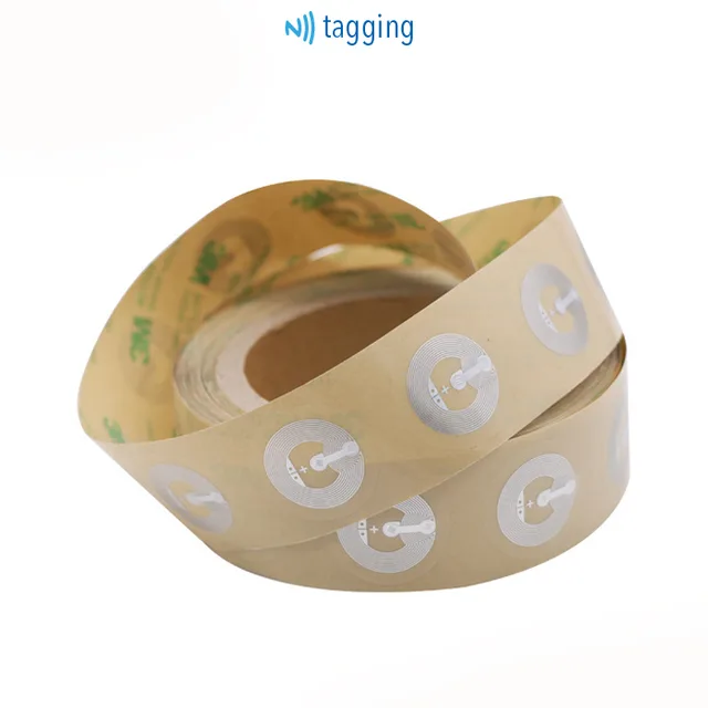 NTAG213 wet NFC inlay circle 30mm