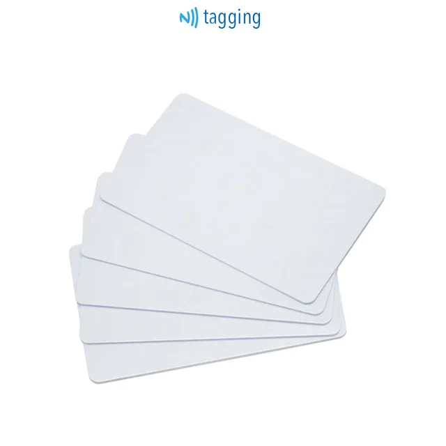 Blank white PVC plastic nfc card