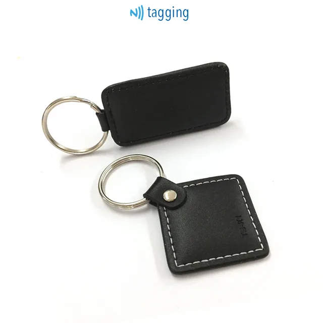 Leather PU RFID NFC key tag