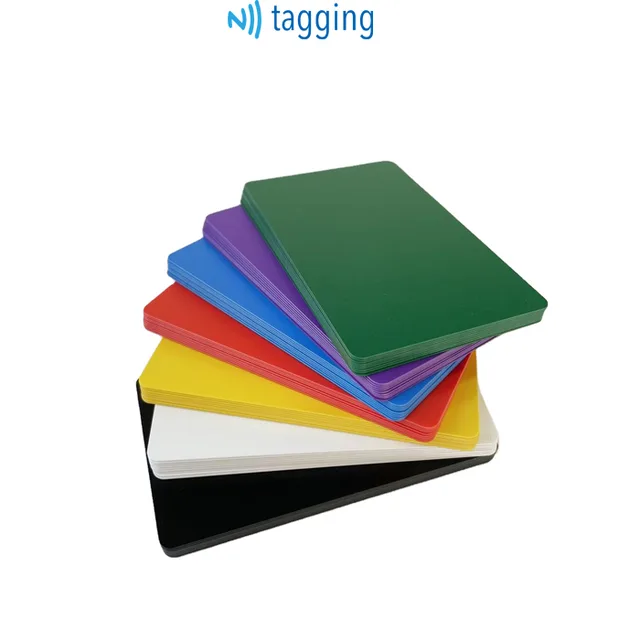 Solid color PVC NFC card